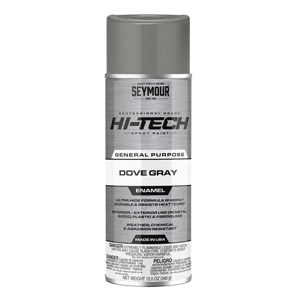 SEYMOUR® HI-TECH Spray Enamels - Dove Gray, 12 oz